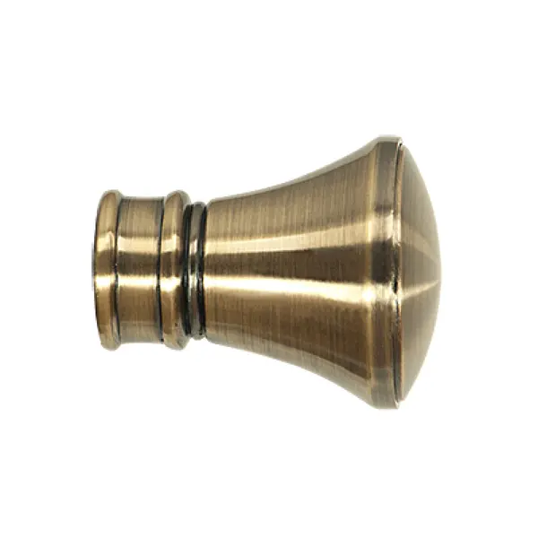 Set capat decorativ pentru galerie 19 mm prince aur antic 2 bucati