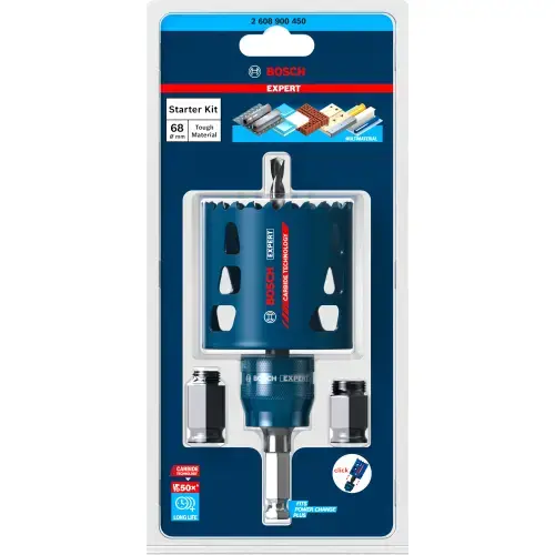 Set carota 68mm Expert Tough Material Carbide Tehnology plus adaptor PowerChange Plus