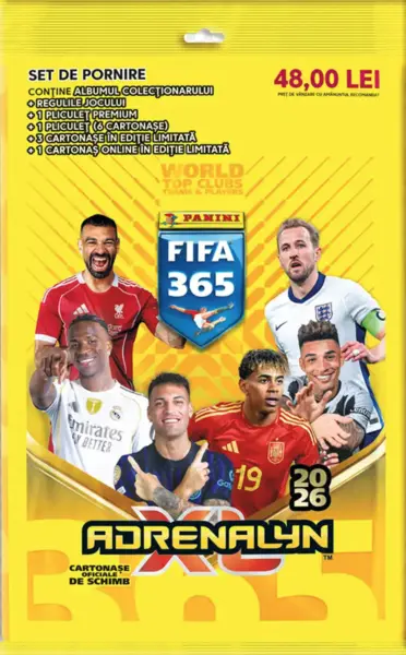 Set cartonase - Panini FIFA 365 Adrenalyn XL 2026 Mega Starter Pack | Panini