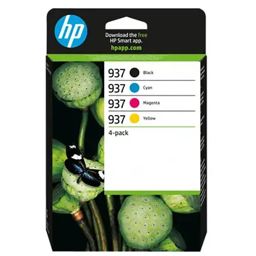 Set cartuse cerneala HP 937 CMYK, 6C400NE