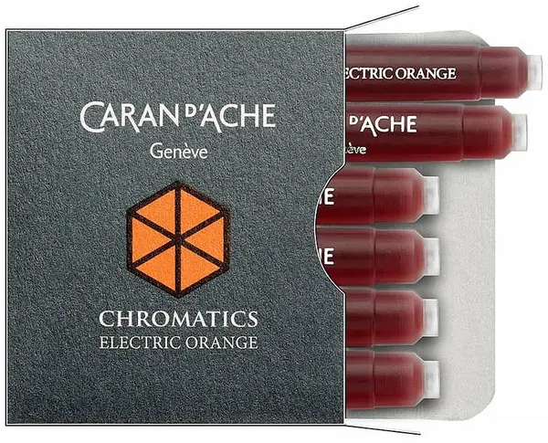 Set cartuse pentru stilou Caran d'Ache Chromatics - Electric