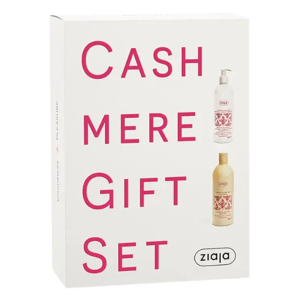 Set Cashmere: gel de dus cremos 500 ml + lotiune de corp 400 ml, Ziaja