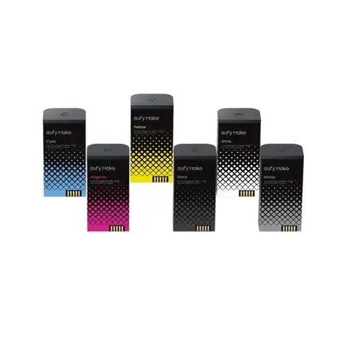 Set cerneala UV pentru eufyMake E1 (CMYK + Alb, Glossy)