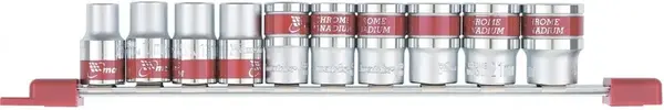 Set chei tubulare MTX - 10 bucăți, 6 colțuri, 10 - 22 mm