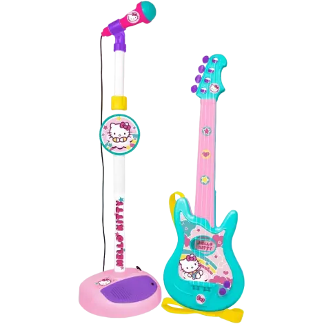 Set chitara si microfon Hello Kitty 1494