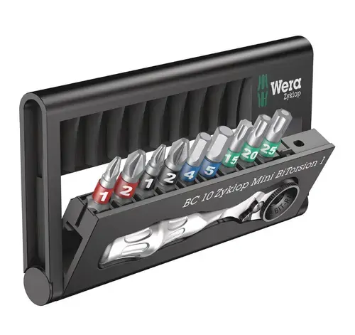 Set clichet cu 9 biti Wera 05057418001