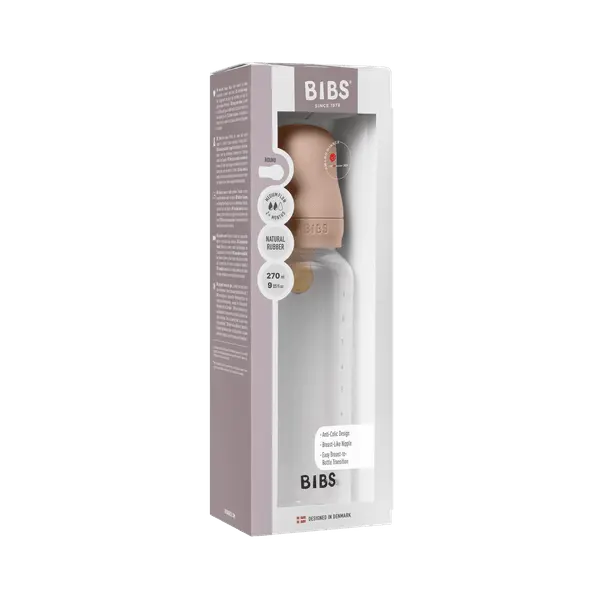 Set complet biberon anticolici Bibs 270 ml latex Blush