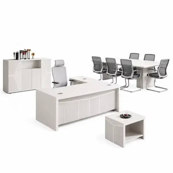 Set complet de mobilier pentru birou, design premium - gama Valente & Imperium