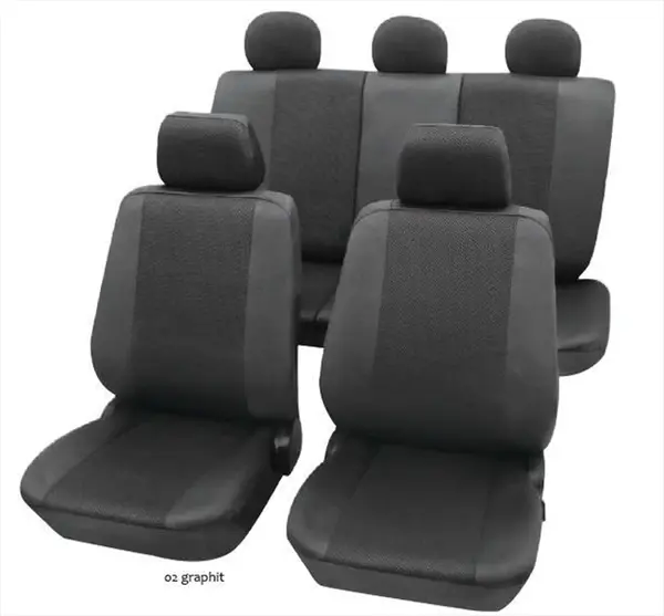Set complet huse scaune universale culoare gri Sydney PETEX