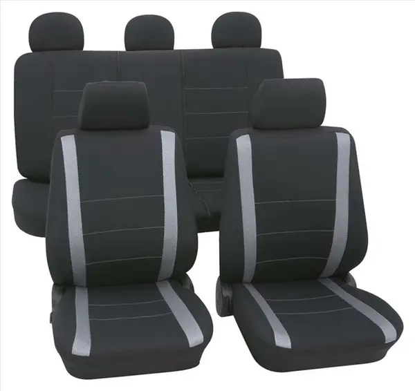 Set complet huse scaune universale (fata-spate) negru-gri Samoa PETEX