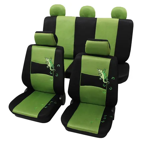 Set complet huse scaune universale verde Gecko Petex