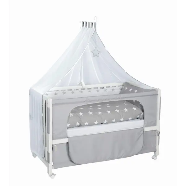 Set Complet Pătuț Cu Bare Room Bed Little Stars