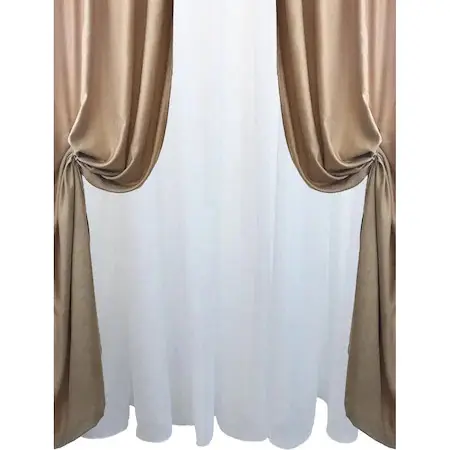Set complet pentru fereastra DRAPERIE SOFT V6 PERDEA 2008 IVOAR -CREM