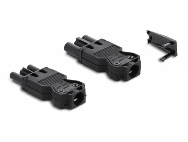 Set conectori alimentare GST18/3 prindere cu surub, Delock 64147