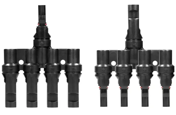 Set conectori MC4-Y-4 pentru split cablu solar, Orno OR-PV-13611