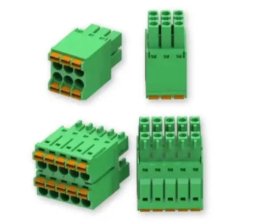 Set Conectori Teltonika PR4IO17K, 2 x 5Pin, 2 x 3Pin, Verde