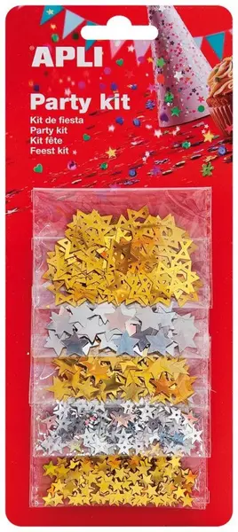 Set confeti APLI - Stelute, 5 tipuri