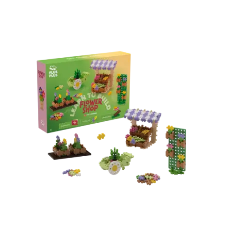 Set constructie Plus-Plus, 600 piese, Invata sa construiesti - Florarie