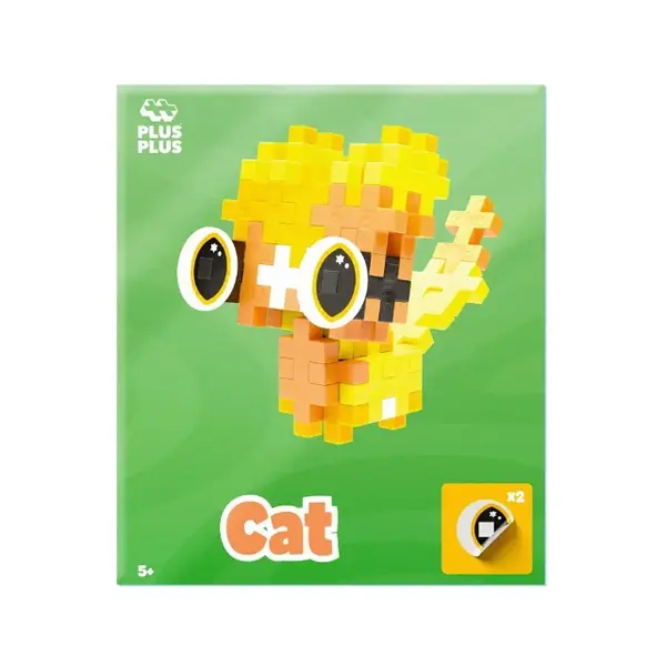 Set constructie Plus-Plus, ANIMALUTE - Pisicuta curioasa