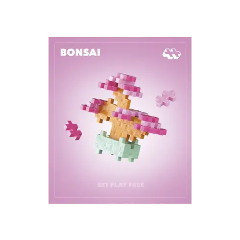 Set constructie Plus-Plus, PLANTE - Bonsai roz