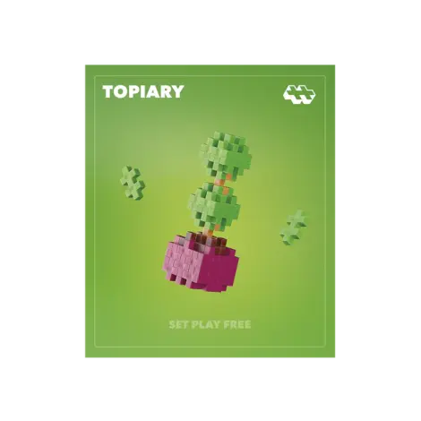 Set constructie Plus-Plus, PLANTE - Topiary