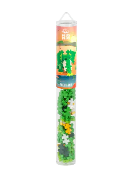 Set constructie Plus-Plus, tub 100 piese, Elefant