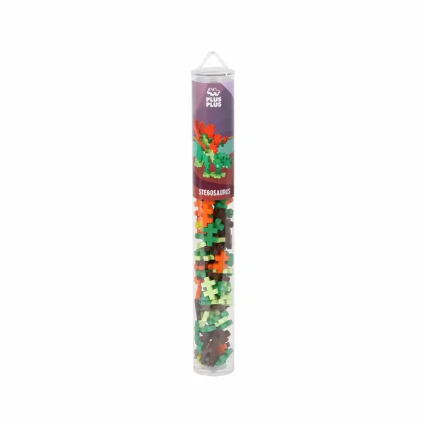 Set constructie Plus-Plus, tub 100 piese, Stegosaurus