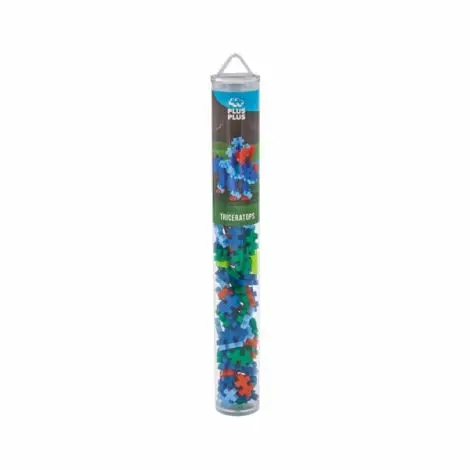 Set constructie Plus-Plus, tub 100 piese, Triceratops