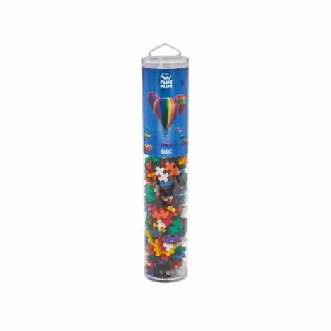 Set constructie Plus-Plus, tub 240 piese, Basic, culori standard