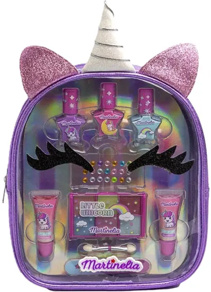 Set cosmetic pentru copii Martinelia Little Unicorn - Rucsac de machiaj
