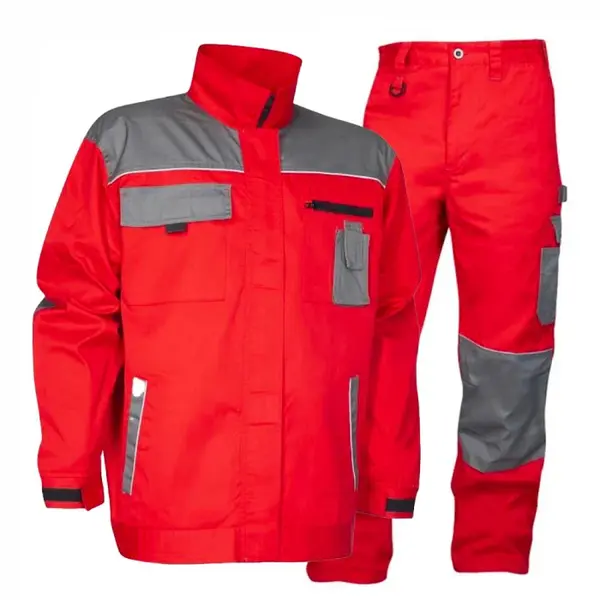 Set costum rosu cu pantaloni de lucru in talie, Ardon 2STRONG 62, 52, ROȘU