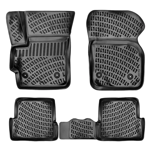 Set covorase auto cauciuc UMBRELLA MAZDA 3 I 2003 - 2009 4 buc.