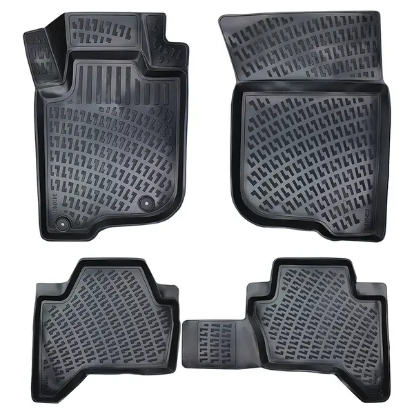 Set covorase auto cauciuc UMBRELLA MITSUBISHI L200 / TRITON IV 2005 - 2014 prezent 4 buc.