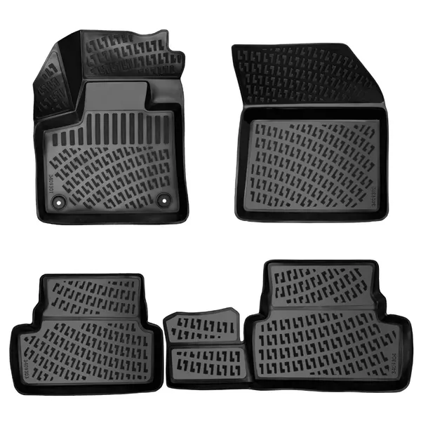 Set covorase auto cauciuc UMBRELLA PEUGEOT 3008 II 2016 - prezent 4 buc.