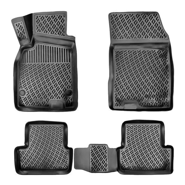 Set covorase auto cauciuc UMBRELLA RENAULT FLUENCE 2009 - prezent 4 buc.