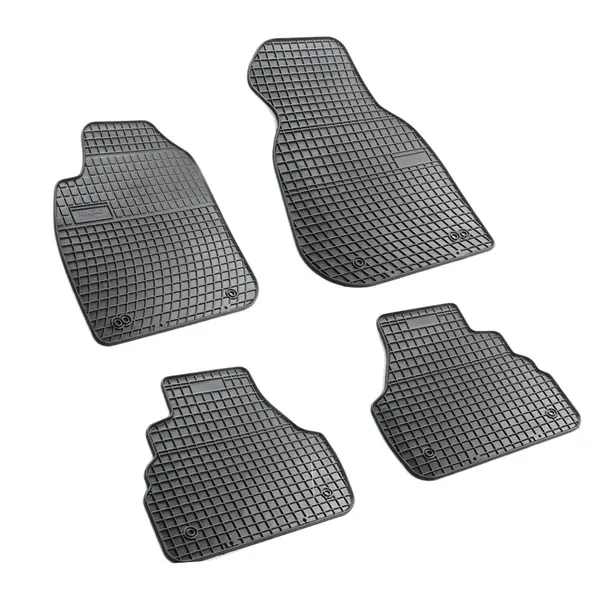 Set covorase auto din cauciuc Audi A6-C5 1997-2004, presuri FROGUM, negre, 4 buc.