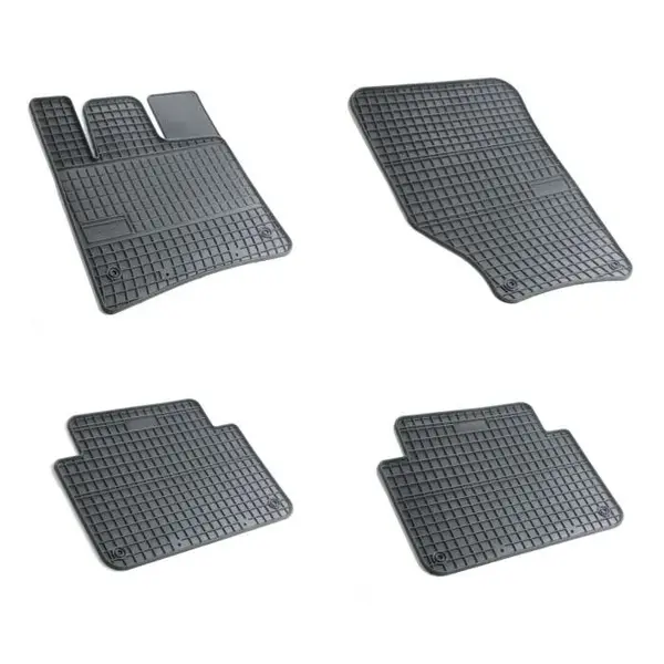 Set covorase auto din cauciuc Audi Q7 (4L) 2005-2015, presuri FROGUM, negre, 4 buc