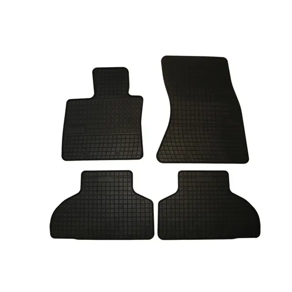 Set covorase auto din cauciuc BMW X5 F15 2013-2018, presuri FROGUM, negre, 4 buc