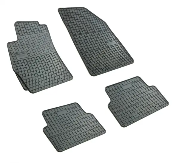 Set covorase auto din cauciuc Chevrolet Aveo T300 2011-2016, presuri FROGUM, negre, 4 buc.