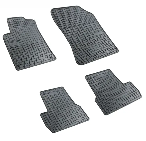Set covorase auto din cauciuc Citroen C3 2009-2016, presuri FROGUM, negre, 4 buc.