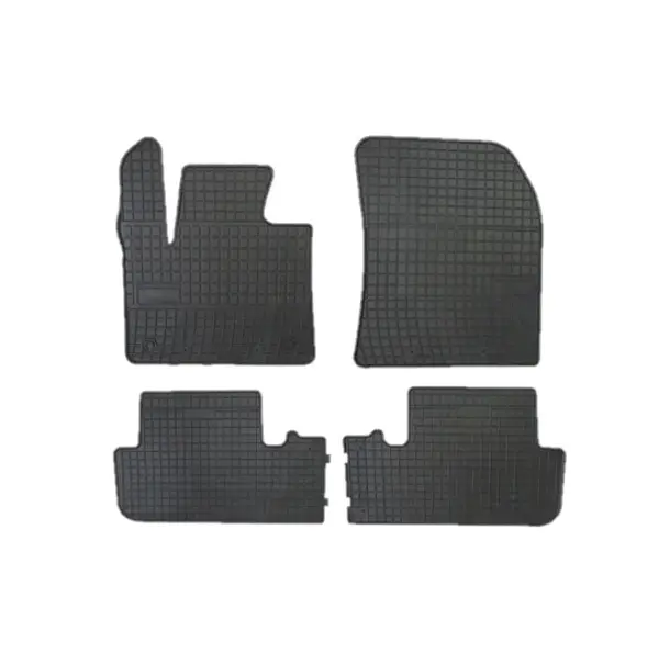 Set covorase auto din cauciuc Citroen DS7 2017- prezent, presuri FROGUM, Negru