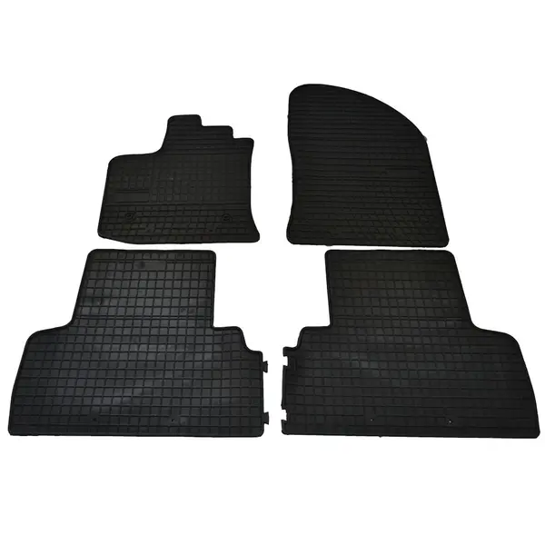 Set covorase auto din cauciuc Dacia Lodgy 2012-, presuri FROGUM, negre, 4 buc.