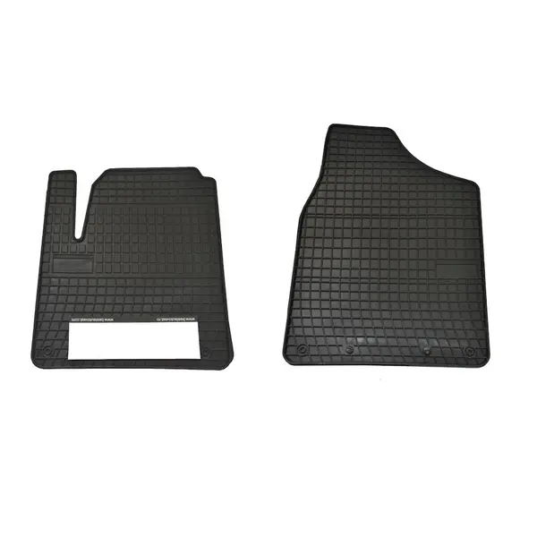 Set covorase auto din cauciuc Ford Galaxy 1995-2006 Seat Alhambra 1995-2010 VW Sharan 1996-2010 fata, presuri FROGUM, negre, 2 buc.
