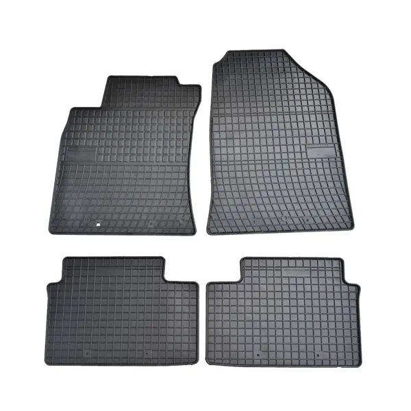 Set covorase auto din cauciuc Hyundai I30 din 2017-2020, presuri FROGUM, negre, 4 buc.