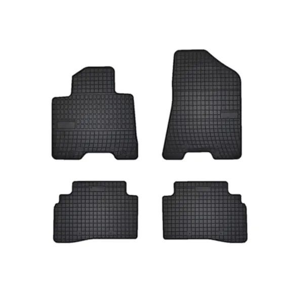 Set covorase auto din cauciuc Kia Sportage 4 Lift 2018- prezent, presuri FROGUM, Negru