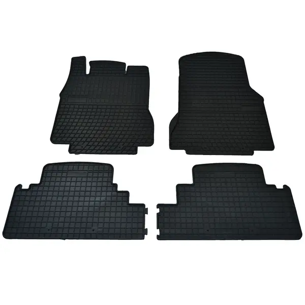 Set covorase auto din cauciuc Mercedes Clasa A W168 1997-2004, presuri FROGUM, negre, 4 buc.