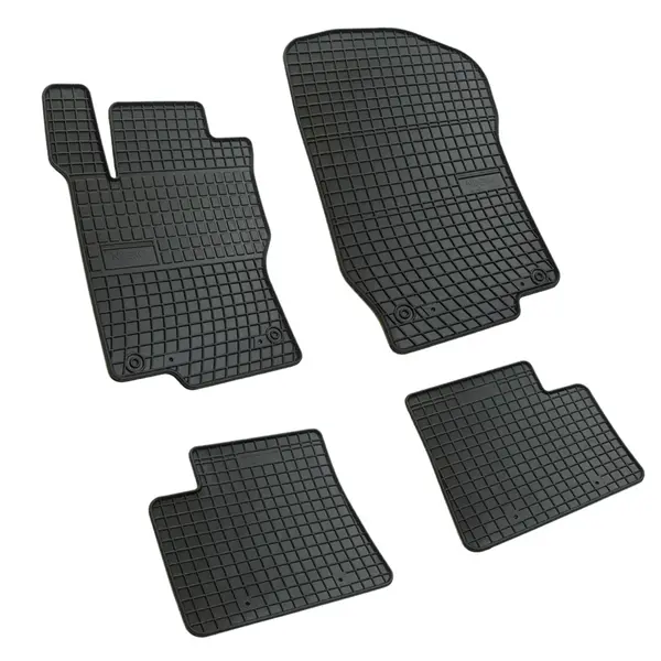 Set covorase auto din cauciuc Mercedes Clasa ML II W164 2005-2011, presuri FROGUM, negre, 4 buc.