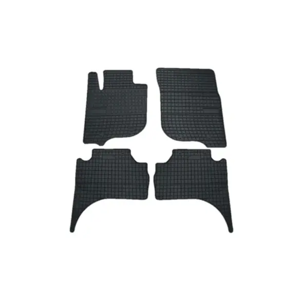 Set covorase auto din cauciuc Mitsubishi L200 2019-, presuri FROGUM, Negru