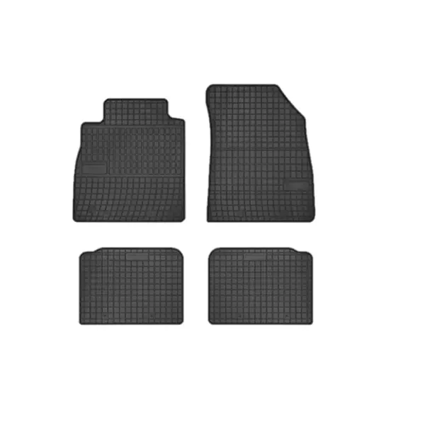 Set covorase auto din cauciuc Nissan Micra K14 2017- prezent, presuri FROGUM, Negru