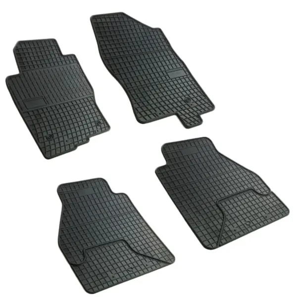 Set covorase auto din cauciuc Nissan Navara 2010- Pathfinder 2010-2014, presuri FROGUM, negre, 4 buc.